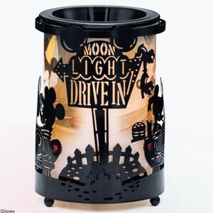 New Scentsy Wax Warmer Disney Drive-In Mickey Minnie Retired Movie Nostalgia NIB